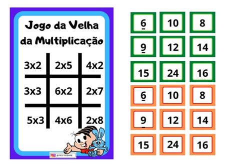 jogo da velha da multiplicação